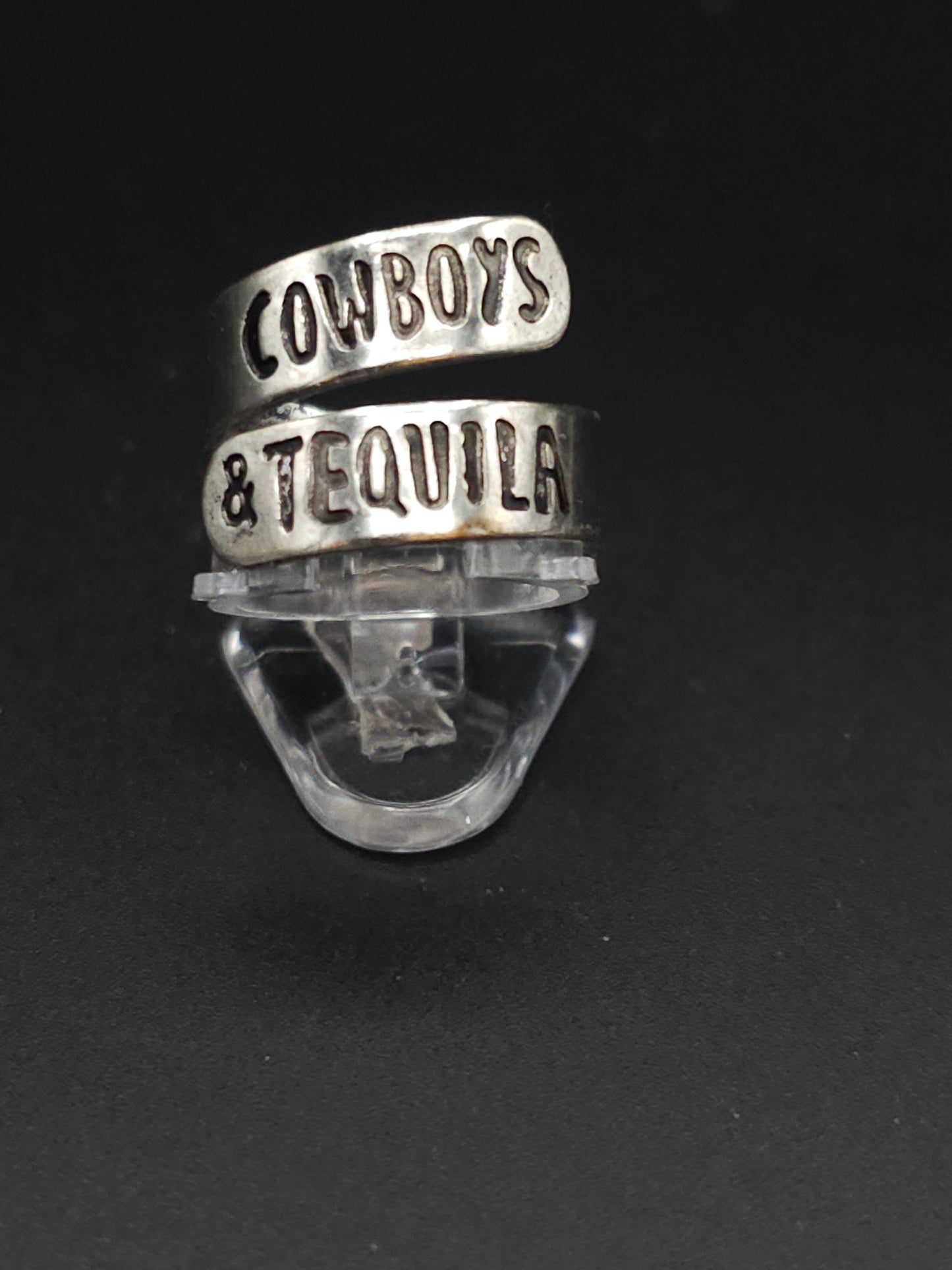 Cowboys and Tequila Adjustable Ring