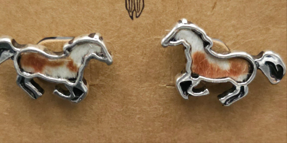 Super Cute Running Horse Stud Earrings